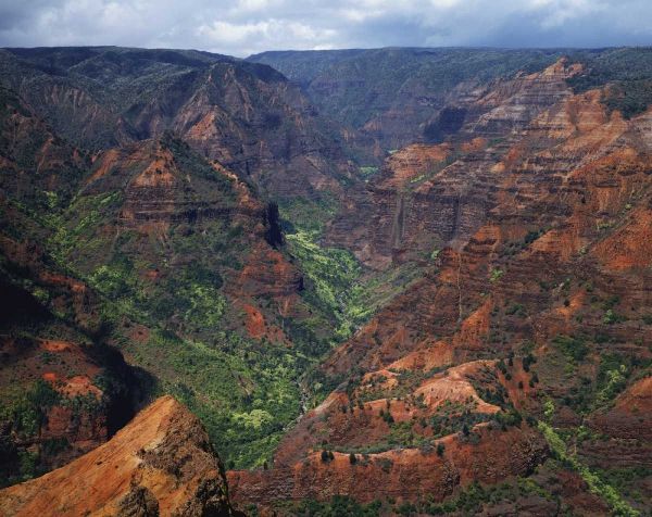 USA, Hawaii, Kauai Waimea Canyon overlook